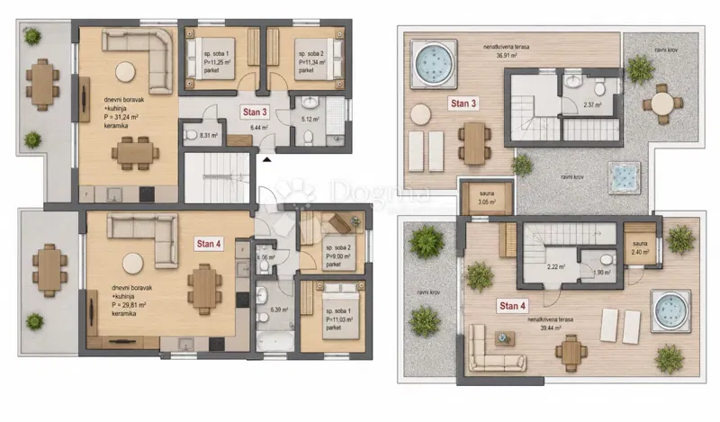 Flat Vabriga, Tar-Vabriga, 105,22m2 – 3