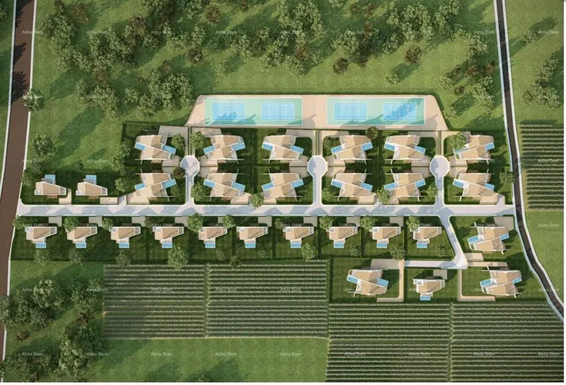 Resort with Family Stone Villas near Labin – 2