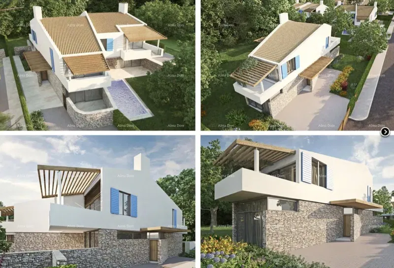 Resort with Family Stone Villas near Labin – 3