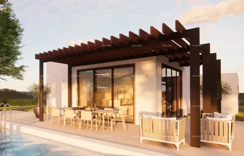 Ville di lusso in vendita, design moderno con piscine, dintorni di Dignano! VA – 2