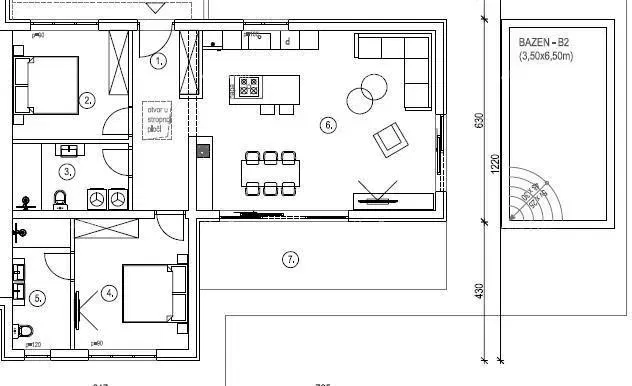 Moderna villa duplex con piscina in vendita, Kožljani, Barban! – 3