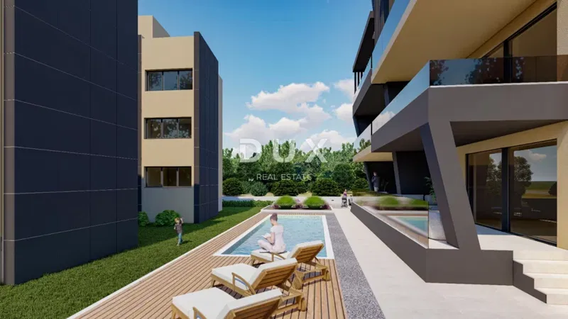 ZADAR, SUKOŠAN - New building with shared swimming pool 110 m from the sea S1 – 3
