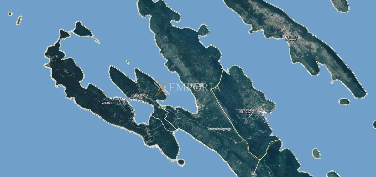 Soline, Dugi otok – Građevinsko zemljište 960 m2, 120 m od mora