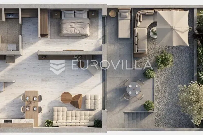 Slavonski Brod Center, Luxury Apartment 76 m² with Garden in New Build – 3
