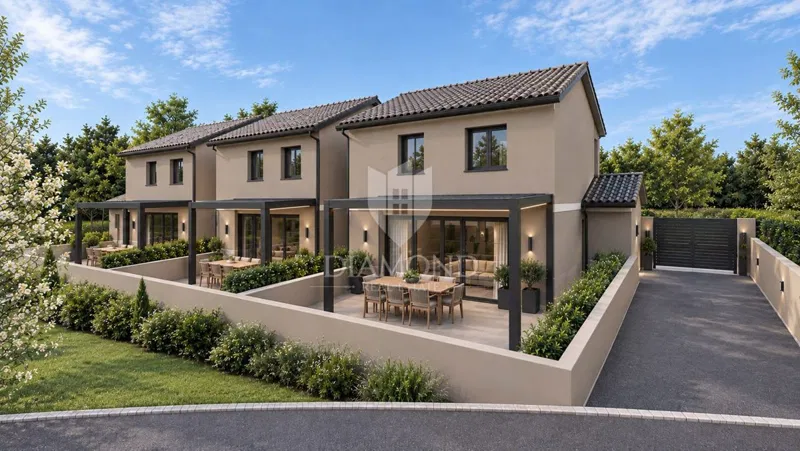 Umag, PRILIKA - nova kuća u nizu 111 m2 na rubu grada – 2
