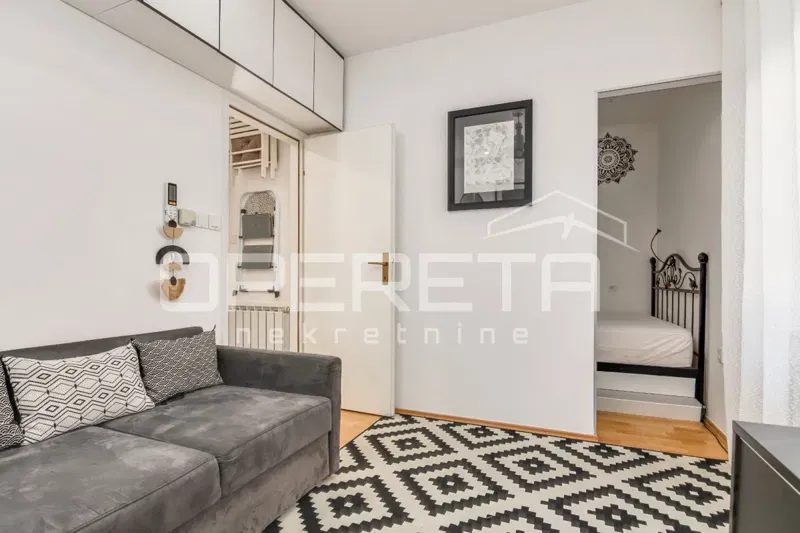 VENDITA, APPARTAMENTO, ZAGABRIA, TREŠNJEVKA, presso il teatro Trešnja, bilocale, 33 m2, al piano terra con terrazza e giardino. – 3