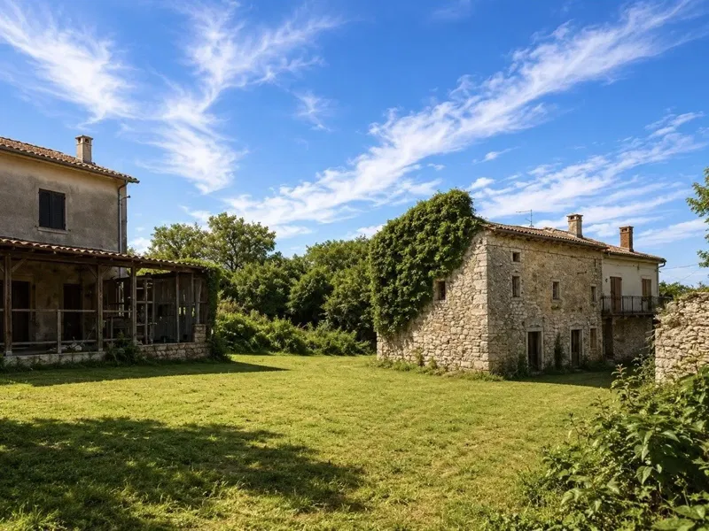 PROPRIETA' CON IMMOBILI DA RICOSTRUIRE, ISTRIA, BARBAN, TRLJI – 2
