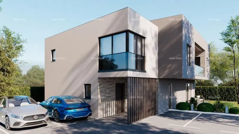 ŠEGOTIĆI, MODERNA DVOJNA KUĆA U NOVOGRADNJI S VLASTITOM OKUĆNICOM – 2