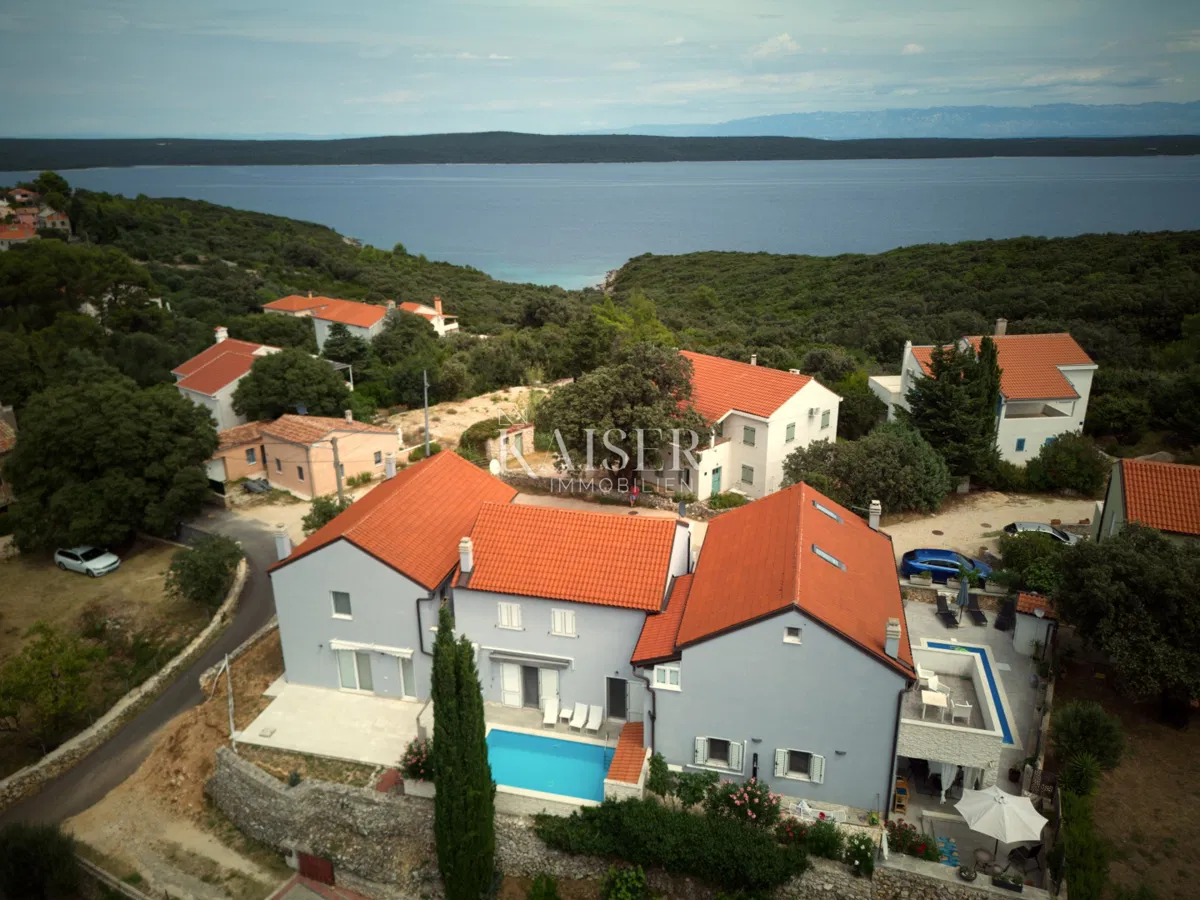 Kuća s bazenom i pogledom na more – Sveti Jakov, Mali Lošinj