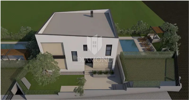 Labin, Modern villa under construction with a heated pool! – 2