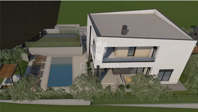 Labin, Modern villa under construction with a heated pool! – 3