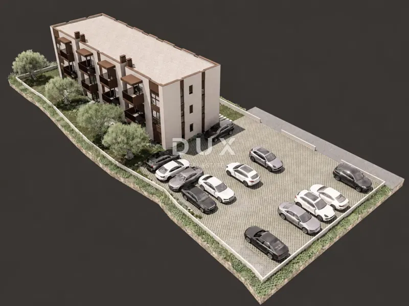 VODICE – Appartamento al piano terra con giardino di 58 m², 3 posti auto, posizione tranquilla, a 1000 m dalla spiaggia. – 2