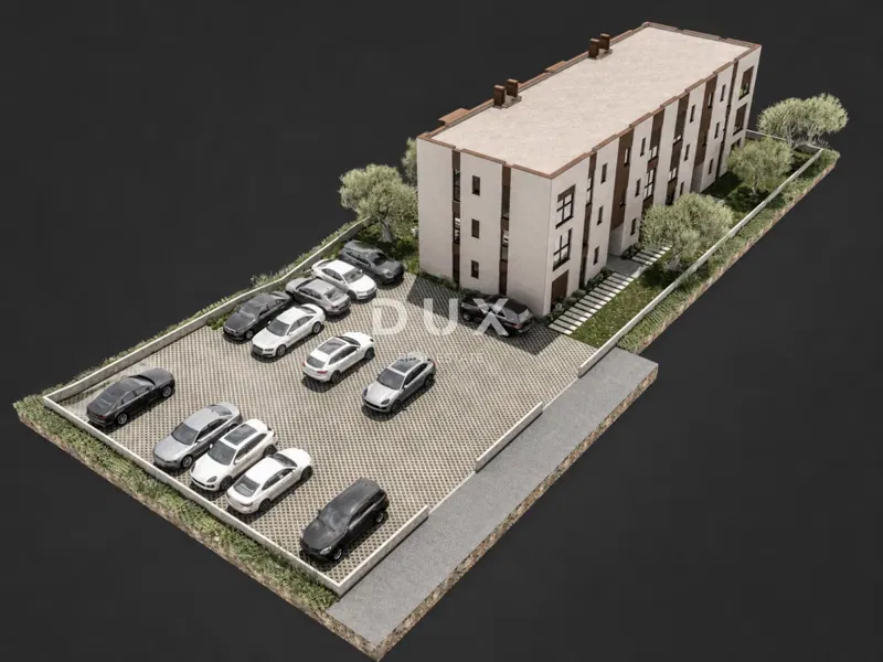 VODICE – Appartamento al piano terra con giardino di 58 m², 3 posti auto, posizione tranquilla, a 1000 m dalla spiaggia. – 3