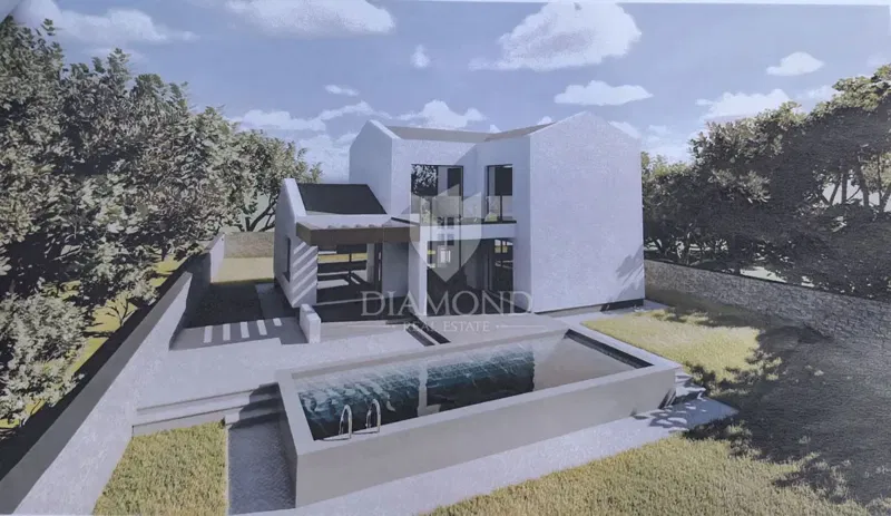 Istria, Žminj area, building plot with project and building permit – 3