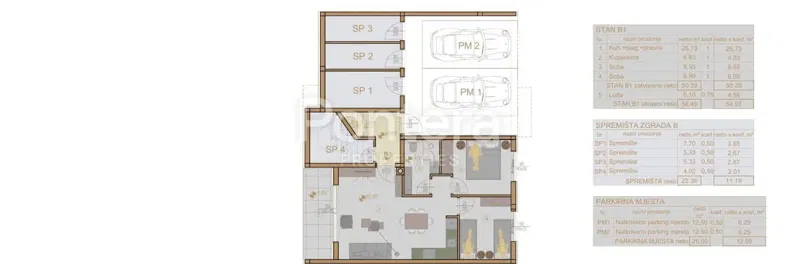 ISTRIA, PULA - apartment 55m2, ground floor with garden, new building – 3