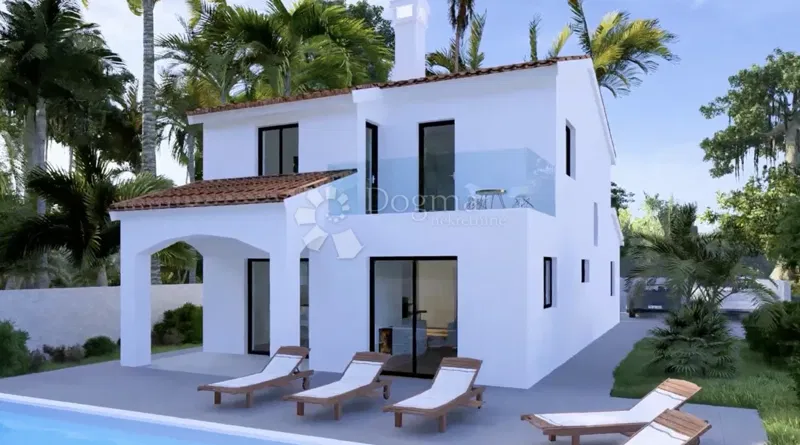 VIŠNJAN- GAMBETIĆI  samostojeća vila 140m2 s bazenom