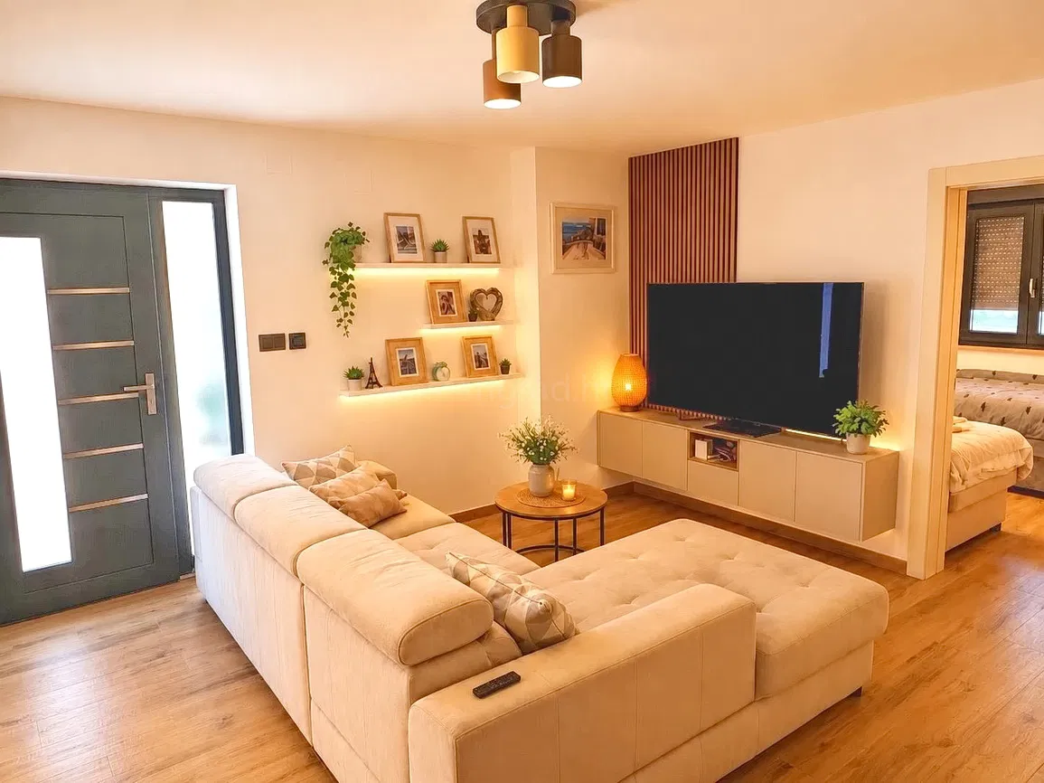 Krk, uređen prizemni apartman s prostranom okućnicom!