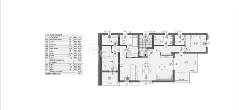 Flat/apartment Centar, Pula, 110m2 – 3