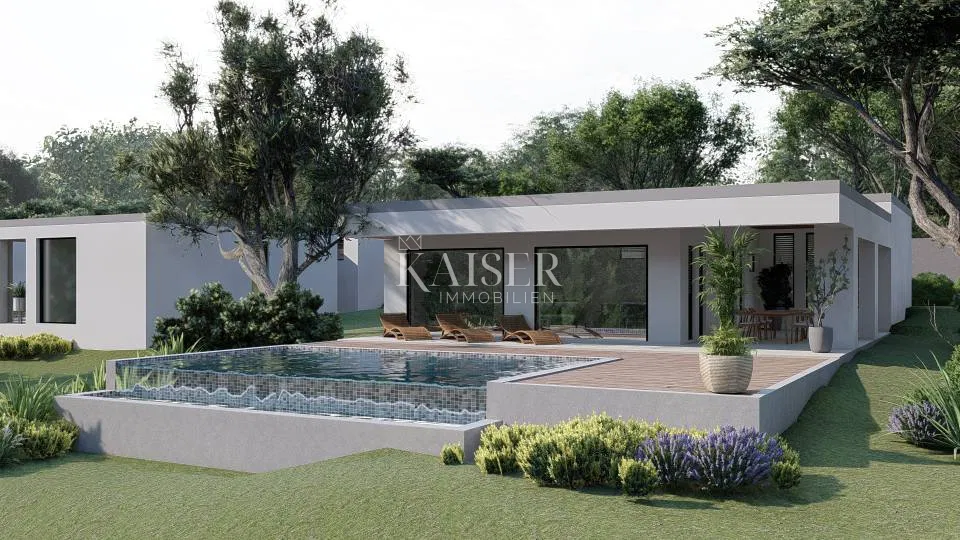 Istria - Labin, villa moderna con piscina vicino a Labin