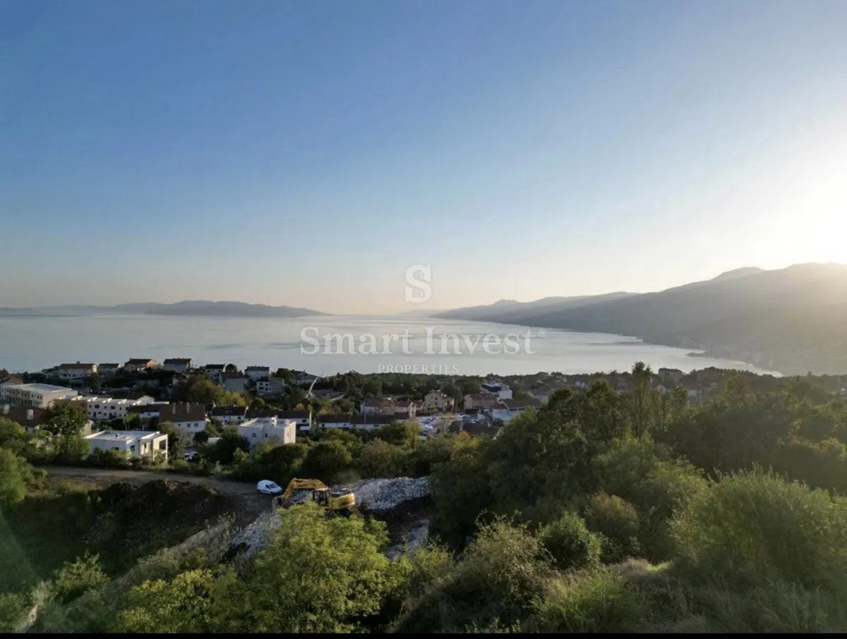 REŠETARI, zemljište od 3600 m2 s pogledom na more i velikim potencijalnom