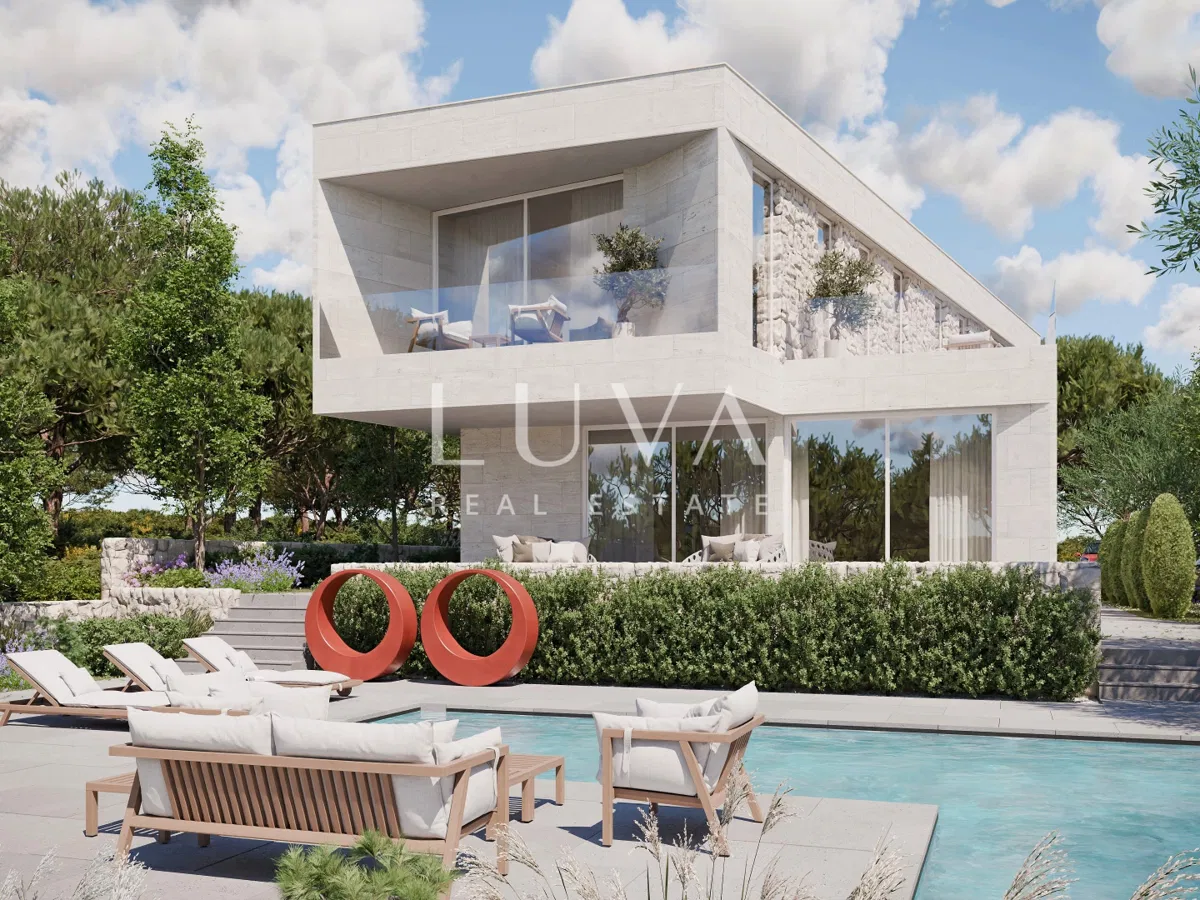 Trogir, Sevid, luksuzna vila 258m2, uz more na prodaju