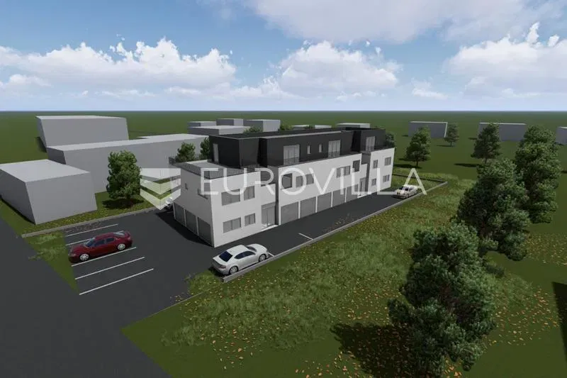 Sveta Nedelja, atraktivan dvosoban stan s terasom, 49 m² NOVOGRADNJA