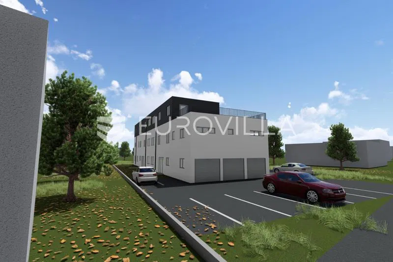 Sveta Nedelja, atraktivan trosoban stan s terasom, 56 m² NOVOGRADNJA