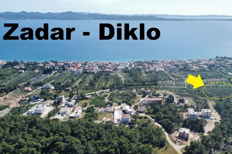 Zemljišče Diklo, Zadar, 920m2 – 2
