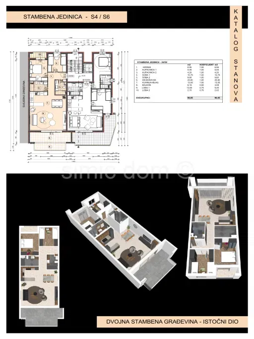 Spacious two-bedroom apartment, Makarska – 3