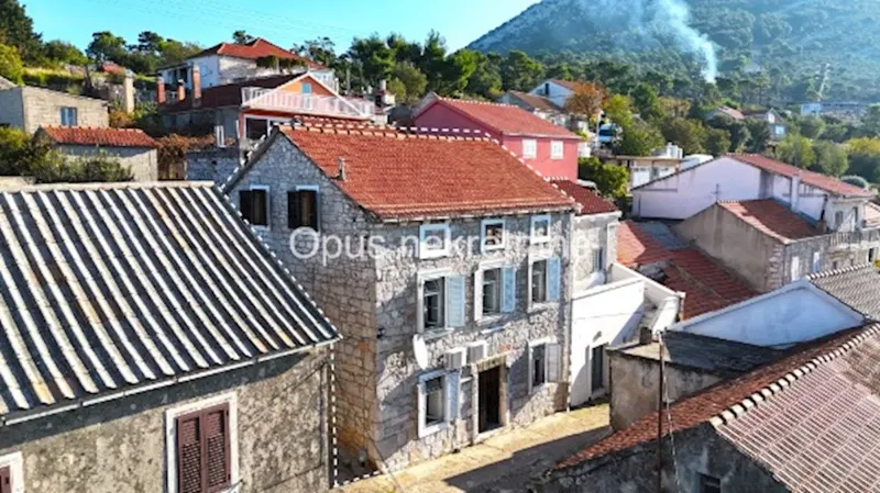KUNA PELJEŠKA, PELJEŠAC-kamena, rustikalna kuća u srcu mjesta