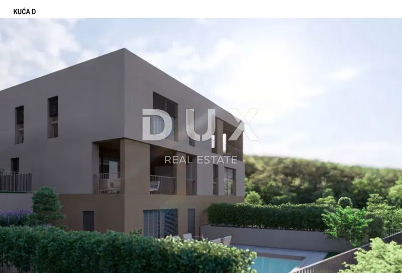 RIJEKA, KOSTRENA - Exclusive duplex apartment 163.89 m2, new building with beautiful sea view and swimming pool + garden 176.65m2 - S1-D – 3