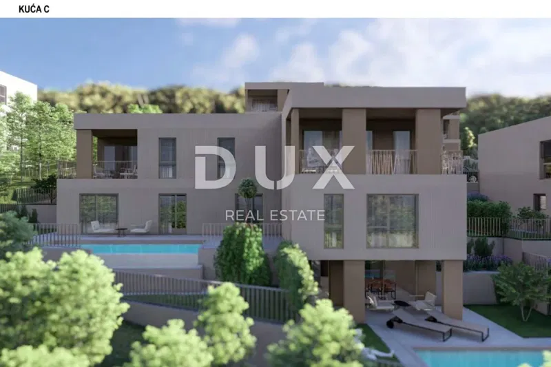 RIJEKA, KOSTRENA - Esclusivo appartamento duplex di 212,23 m2, nuovo edificio con splendida vista mare e piscina + giardino di 153,70 m2 - S2-C – 3