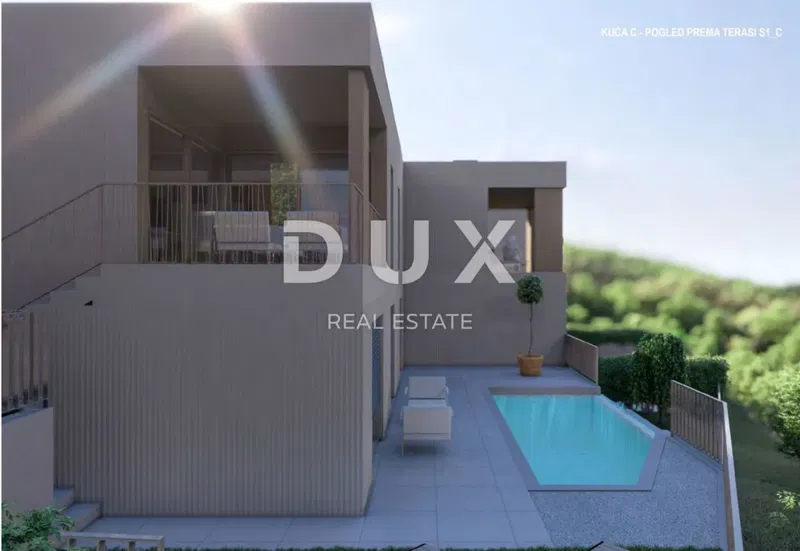 RIJEKA, KOSTRENA - Esclusivo appartamento duplex di 147 m2, nuovo edificio con splendida vista mare e piscina + giardino di 151,75 m2 - S1-C – 3