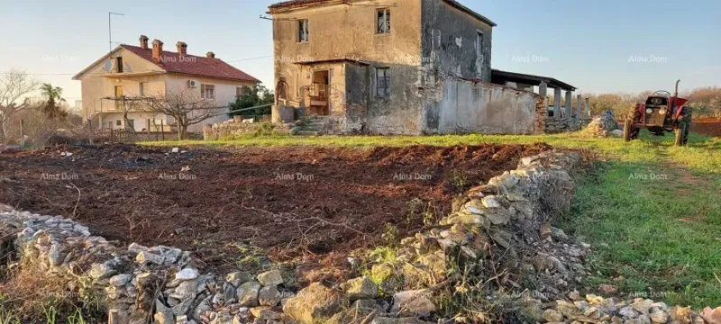 Galižana – stone house with building land and cistern – 2