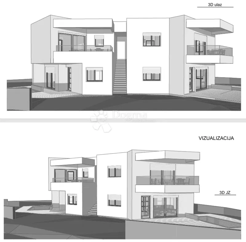 Appartamento Maslenica, Jasenice, 48,61m2 – 2