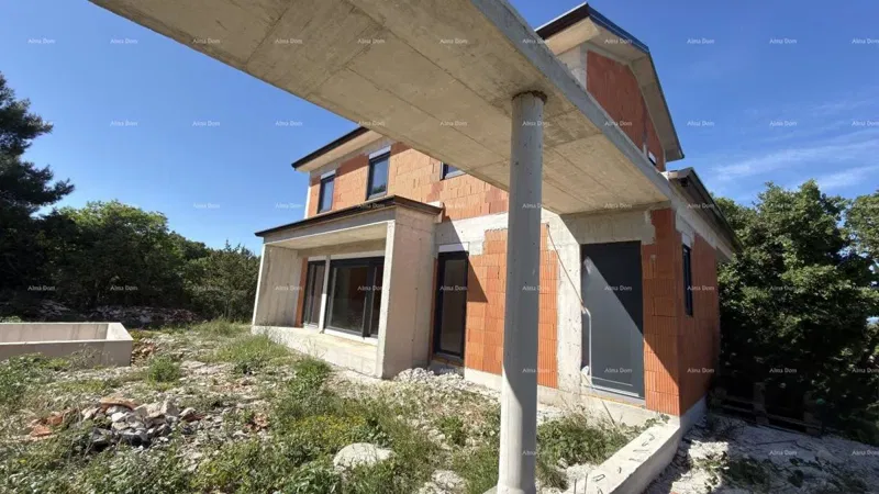 Modern house with a pool under construction - Kavran - excellent investment – 3