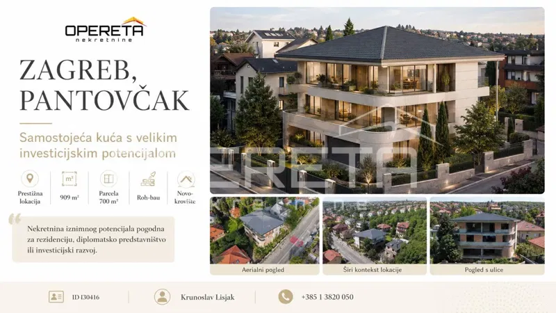 ZAGREB, PANTOVČAK, INVESTMENT OPPORTUNITY IN A TOP LOCATION – 2