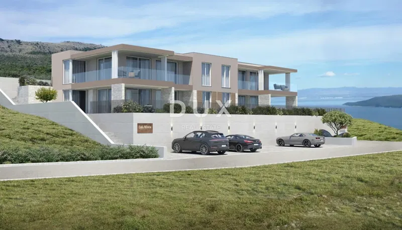 ISTRIA, LABIN - Działka z pozwoleniem na budowę i widokiem na morze - projekt na 4 apartamenty – 3