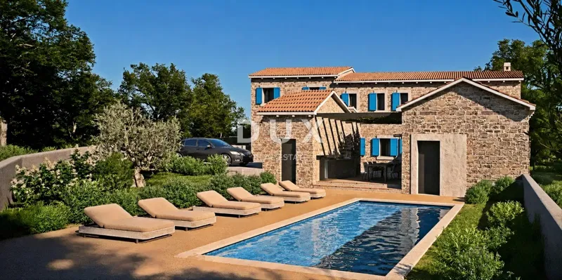 Istria, Labin, casa in pietra, 276 m², progetto principale di ricostruzione – 2