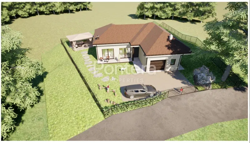 KLANA, građevinsko zemljište s idejnim projektom
