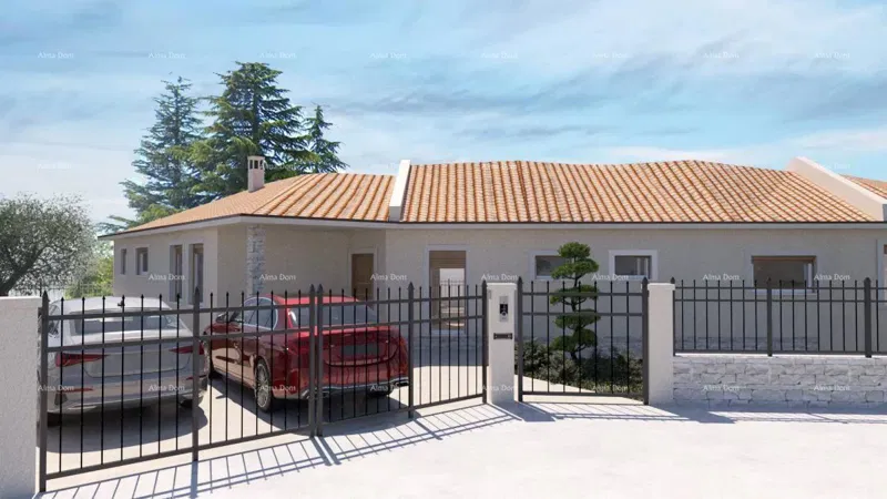Istra – avviata la costruzione di una villa di lusso con piscina, permesso di costruzione e allacciamenti pagati