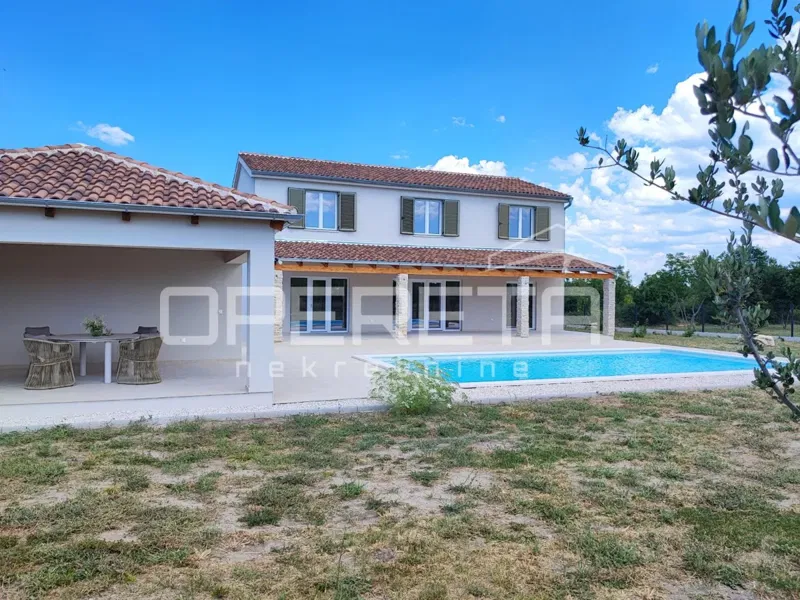 Villa di nuova costruzione con piscina di 187 m2, terreno di 1.852 m2, Zemunik Gornji, Zara