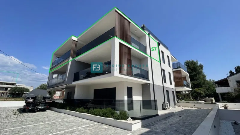 VODICE - SRIMA, novo, 2. red do mora, penthouse, krovna terasa, panoramski pogled – 3
