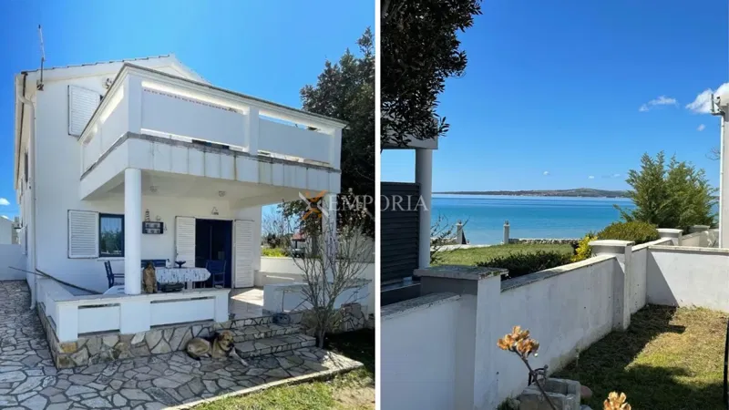 Kuća s 4 apartmana, pogled na more, 2. red do mora, Privlaka