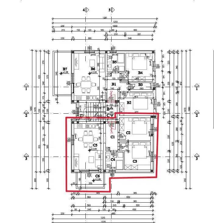 Lakás Škatari, Pula, 55 m2 – 2