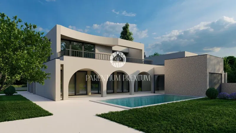 Poreč, villa bifamiliare di lusso con vista mare – 2
