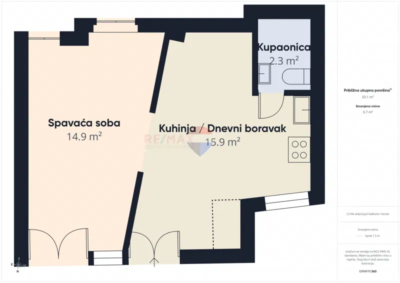 Квартира/Апартамент Rovinj, 34m2 – 3