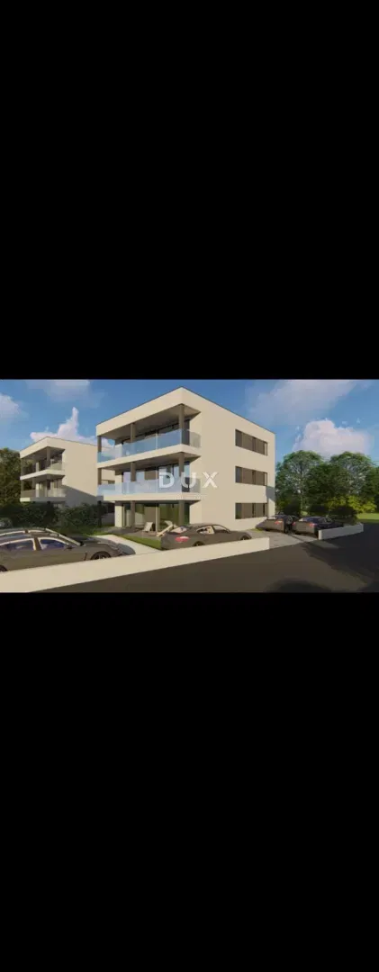ISTRIA, MEDULINO – Nuovo edificio, 2 camere da letto + soggiorno al 2° piano con ascensore, a 900 m dal mare – 2