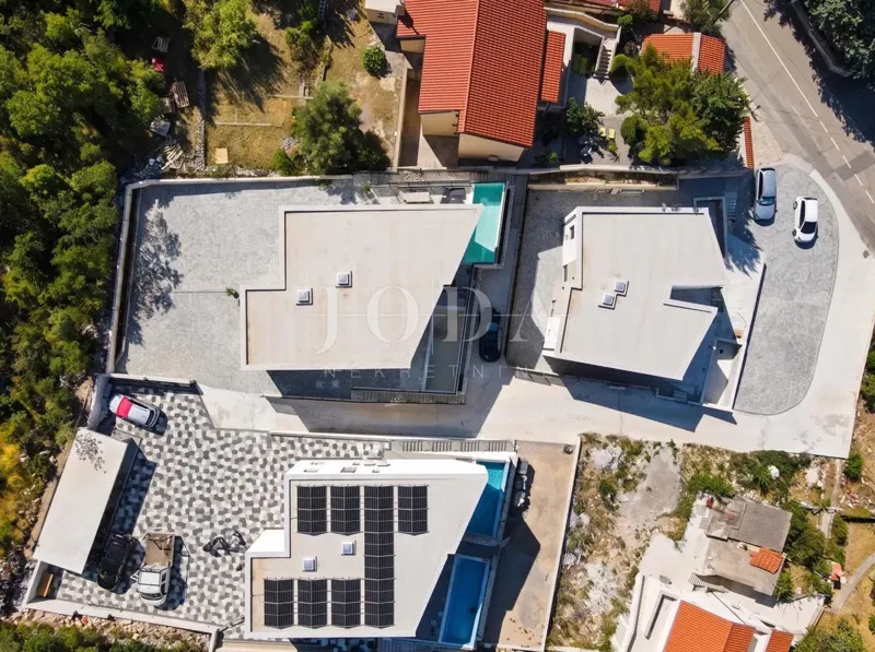 Jadranovo, casa bifamiliare con piscina in costruzione grezza – 3