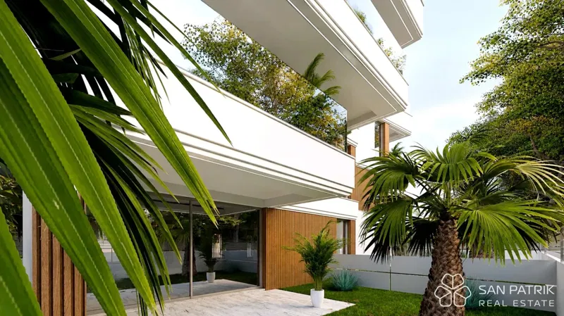 Privlaka, Zadar: Wohnung mit Garten (63 m2) - Neubau - erste Reihe zum Meer